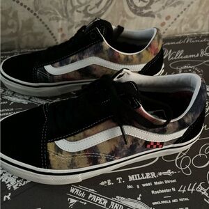 Vans Old Skool Galaxy Black Lace Up Sneaker Women’s Shoe Size 8
